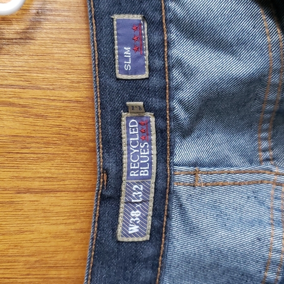 38x32 Recycled Blues Slim Jeans - Picture 2 of 6